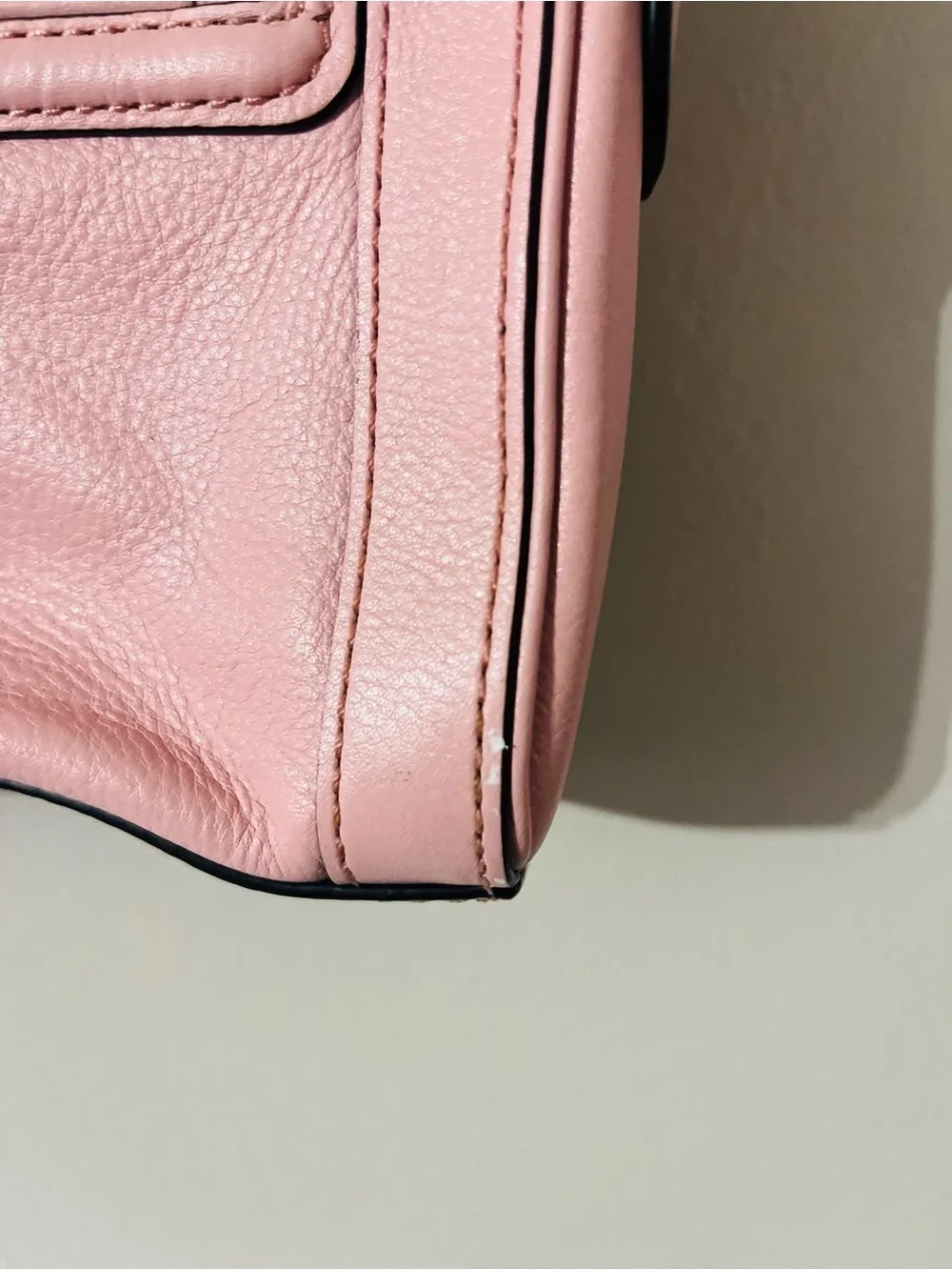 Rebecca Minkoff Pink Mini Crosby Leather Crossbody Bag (Small Flaw-See Pic)